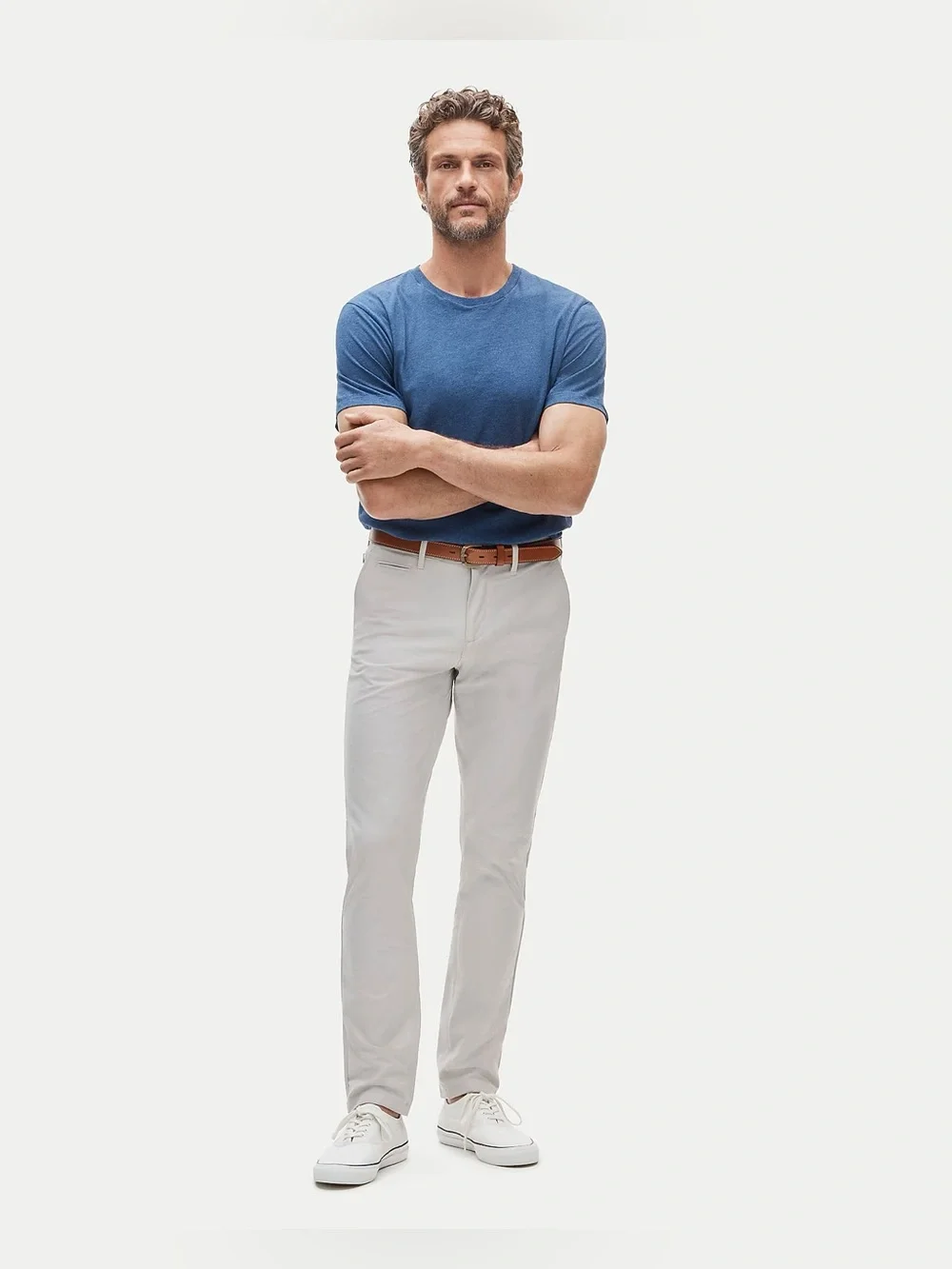 J.Crew 770 Straight-fit tech pant in ashen taupe